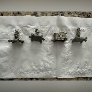 Disney pewter train pieces